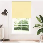 vidaXL Verdunkelungsrollo Gelb 125x230cm Stoffbreite 121,6cm Polyester