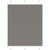 vidaXL Plissee Anthrazit 105x100 cm Stoffbreite 104,4 cm Polyester