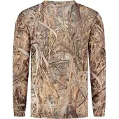 Stealth Gear T-Shirt Langarm Camo Schilf Print Größe XXL