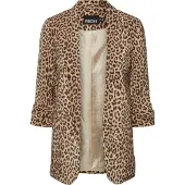 Pieces Blusenblazer "PCBOSELLA 3/4 PRINTED BLAZER NOOS" mit 3/4 Ärmel