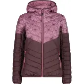 CMP Woman Jacket Fix Hood Plum Plum 38