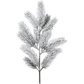 Kaemingk Tannenzweig mit Schnee 50cm PE Spritzguss künstlich grün / weiß