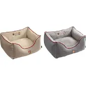 Hunter Hundesofa University versch. Größen und Farben, Farbe:grau, Größe:L 100 x 80 cm