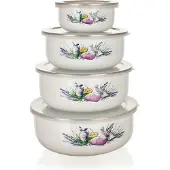 Banquet BANKETT-Set misek Emaille LAVENDEL, 8 St.