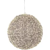 Kaemingk Rahmenleuchte micro LED außen Ø. 58 cm silber/warmweiß (grijs)