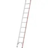 Hymer Sprossenanlegeleiter, 9 Sprossen, Länge 2,73 m, Reichhöhe 3,64 m, Gewicht 4,6 kg