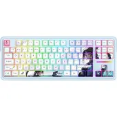 Redragon K728AK-RGB-PRO, Verkabelt & Kabellos, USB + RF Wireless + Bluetooth, Mechanischer Switch, Gemischte Farben