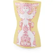 Bjørn Wiinblad - Nina Vase - Yellow/Pink - 22 cm