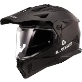 LS2 MX702 Pioneer II Matt Schwarz Adventure Helm Größe XS