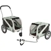Blue Bird Fahrradanhänger Dog Mini 12" für Achsmontage schlamm/beige