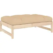 vidaXL Gartenhocker 120x80 cm Massivholz Kiefer