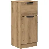 vidaXL Sideboard Artisan-Eiche 30x30x70 cm Holzwerkstoff