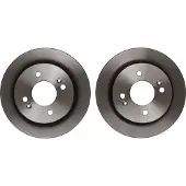 TRW Bremsscheibe DF6949 hinten, voll, 1 Stück