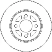 TRW Bremsscheibe DF6738, 1 Stück