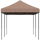 vidaXL Partyzelt Faltbar Pop-Up Braun 580x292x315 cm