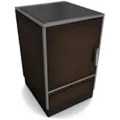 Glutos Küchenofen | HH 03 G | 7 kW | Braun | Scharnier links