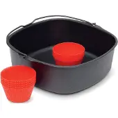 Philips Airfryer XXL Back Kombi Kit Zubehör, passend für Airfryer XXL HD96x, HD97x und HD98x (HD9956/00)