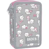 Derform Katze 3 Fach Federtasche gefüllt Federmäppchen Federmappe Mäppchen Kätzchen