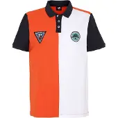 Polo Sylt Poloshirt in Orange/ Weiß/ Schwarz | Gr.: 146/152