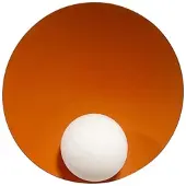 Bamyum Pendelleuchte I Wandleuchte I Wohnzimmer, Ø40 cm Hängelampe, Esstisch Vintage , Wandlampe Badezimmer, Pendelleuchte Deckenleuchte Metall Orange