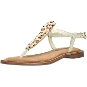 Lazamani Suvi Damen Leder-Sandalen Offwhite Größe 37