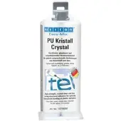 Weicon Easy-Mix PU Kristall | Polyurethan-Klebstoff, glasklar | 50 ml | glasklar