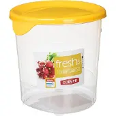 Keter CURVER Fresh & Go Fresh & Go Rund, Transparent/Orange, 10,5x10,5x10,5x10,5 cm (182249)