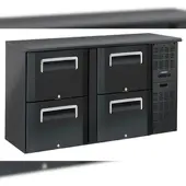 Casselin Barkühlschrank 2 x 2 Schubladen CAB22T