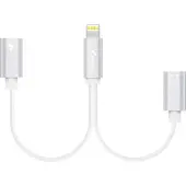 XLayer Kabel Dual Lightning Adapter (1x Lightning auf 2x Lightning) White