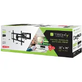 IC Intracom Wandhalterung fuer LCD TV 81,28cm bis 177,80cm Tragklast bis 45Kg Slim Schwarz Ausziehbarer Arm bis zu 688mm