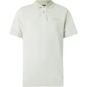 BOSS für Herren. 50507814 Graues Piqué-Poloshirt mit Logodruck (M), Lässig, Baumwolle, Kurzarm