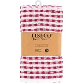 Tiseco Küchenhandtuch Home Studio Oman Red - 50 x 70 cm (3er Set)