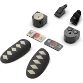Thrustmaster eSwap Fighting Pack, PC, PlayStation 4, Paddel-Ersatzset, Schwarz, Grau, , 6 Stück(e)