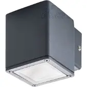 Kanlux S.A. GORI Außenwandleuchte, Aluminium, GU10, IP44, Grafit, Modell 29000