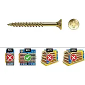 APOLO MEA Box 30un Holzschraube avell.pz r/parc din/ref vloxp 6x100 celo