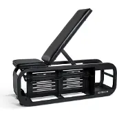 Centr Hantelbank Fusion, verstellbar, mit Hantelablage, 114x38x46 cm, kompaktes Design
