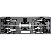 YATO YT-2540, Abzieher mit Gleitbacken, Kohlenstoffstahl, Silber, Lager, 5 Stück(e)