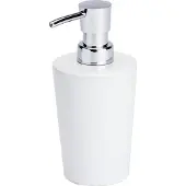 Wenko Keramik Seifenspender Coni Weiß, nachfüllbar, bis zu 300 ml, Seifendosierer ideal für Bad, Dusche und WC, 1 Stück