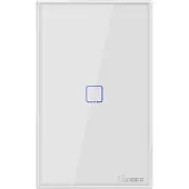 Sonoff T2US1C - 1-gang Wi-Fi Smart Wall Switch US - White