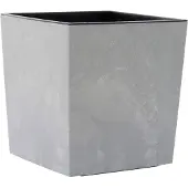 Siena Garden Pflanzgefässe NIZZA STONE grau Betonoptik, 40 x 41 cm Kunststoffgefäss mit Einsatz