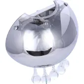 Azzardo Wandleuchte Burn Wall Chrom G9 1-flammig, IP20, Abmessungen 21 x 7 x 16 cm