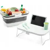 InnovaGoods Faltbarer Picknickkorb mit Tisch-Deckel Pickning