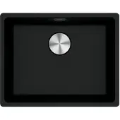 Franke Spüle 125.0683.105 MARIS MRG 110-52 Fragranit Black Matt mit Druckknopfventil ohne Abtropfteil / Unterbauspüle