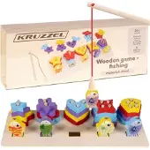 Kruzzel Holzpuzzle mit Fischspiel