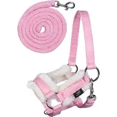 HKM Kids Halfterset Hobby Horsing Spielzeughalfter Rosa