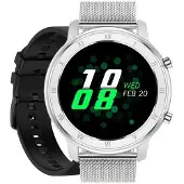 Pacific Unisex Smartwatch 17-3 Armband - Silber + Extra Armband (sy010c)