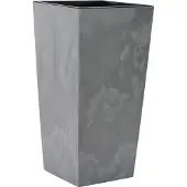 Siena Garden Pflanzgefässe NIZZA STONE grau Betonoptik, 25 x 46,5 cm Kunststoffgefäss mit Einsatz