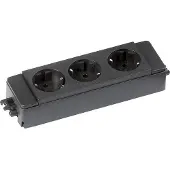 Evoline Express Steckdosenleiste Steckose 3-fach Schukosteckdose 16A 3680 Watt