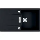 Franke Maris Centro Einbauspüle Fragranitspüle CNG 611-86 Black Matt Drehknopf Edelstahl ab 50 cm 114.0682.460 - inkl.