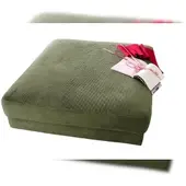 KAWOLA BIG HOCKER MADELINE Grün Cord